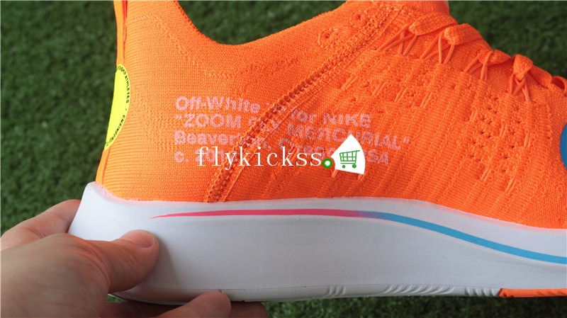Best Off White x Nike Zoom Fly Mercurial Flyknit Orange